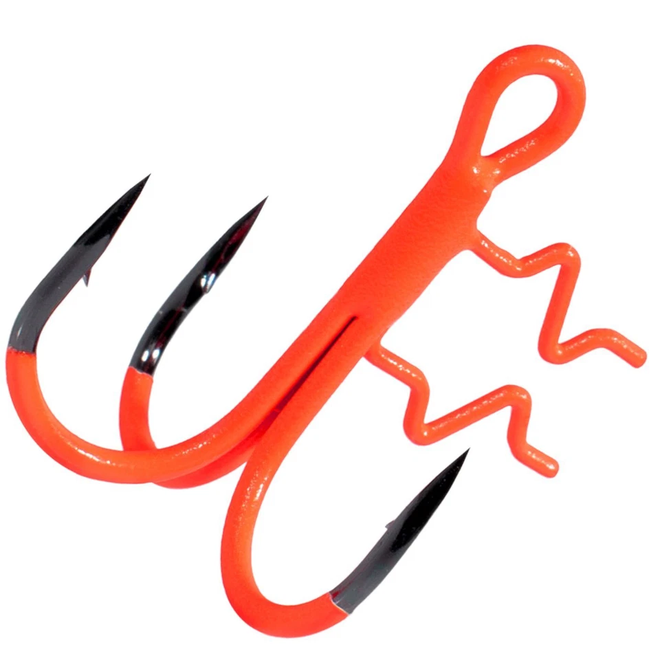 BKK Assist Spear-21 UVO - Drillingshaken, UV-Aktive Haken, Angelhaken mit Spikes