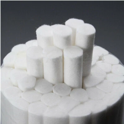 2000 pcs High Quality dental cotton rolls #2 Medium size 1-1/2 x 3/8 inch - Image 1 of 4