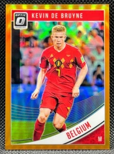 2018-19 Panini Donruss = Kevin De Bruyne = ORANGE Optic #'d /99 Belgium - Bild 1 von 4
