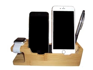*New* Apple Watch + Dual iPhone/Mini Tablet Holder Stand - iPhone X - 16 - Picture 1 of 9