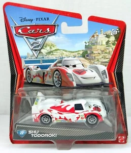 Disney Pixar Cars 2 2010 vehículo diecast Shu Todoroki #22 Mattel nuevo sellado - Imagen 1 de 9