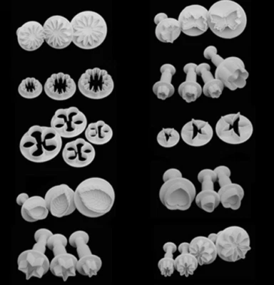 Cake Decoration Tool fondant Plunger Baking Biscuit cutter Mold - Image 1 of 3