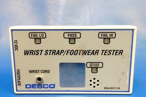 Desco 98250 Combo Tester Wrist Strap Footwear Tester 9v Untested - Picture 1 of 5