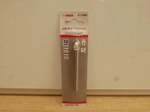 BOSCH 12MM CYL-9 SOFT CERAMIC TILE & GLASS TCT DRILL BIT 2608587166 - Picture 1 of 1