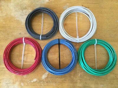 CERRO, COLONIAL, ENCORE, SOUTHWIRE 1-125 Ft AWG #12 Gauge THHN/THWN Stranded Copper Building Wire 5 COLOR CHOICES