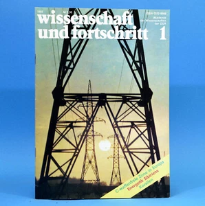 DDR Wissenschaft und Fortschritt 1 1985 Energetik Sibiriens Korallen C-Waffen - Bild 1 von 1