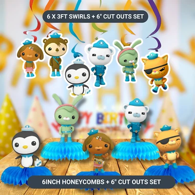 OCTONAUTS plate cup birthday party supplies favor centerpiece decoration theme - Image 1 of 4