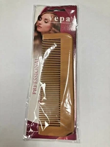 Peine de pelo de madera ecológico 15 cm peine elegante y funcional X 1 | HYT - Imagen 1 de 8