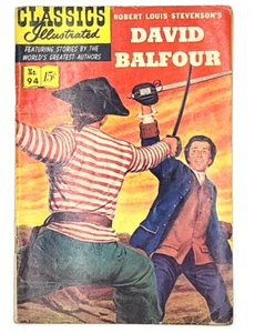 CLASSICS ILLUSTRATED #094 David Balfour - ROBERT LOUIS STEVENSON 1952 - Picture 1 of 5