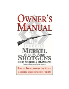 Merkel Side by Side Manual - NEW Comb Bound Color Copy - Bild 1 von 2