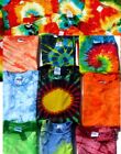 AT COST LOT OF 50 YOUTH KIDS VARIED DESIGNS hand-dye TIE DYE* T-SHIRTS YXS to YL