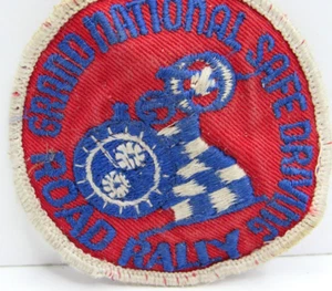 Grand National Safe Driving Road Rally Explorer Boy Scout BSA Patch Vintage #FR - Picture 1 of 4