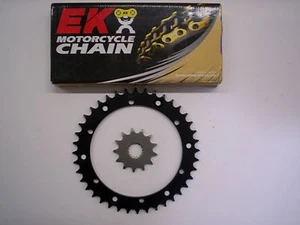 YAMAHA RAPTOR 660 SPROCKET & EK SRO-6 O-RING CHAIN SET - STOCK GEARING - Bild 1 von 3
