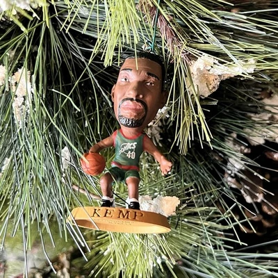 Shawn Kemp Headliners Árbol de Navidad Adorno De Colección Años 90 Seattle Super Sonics Foto 1 de 4