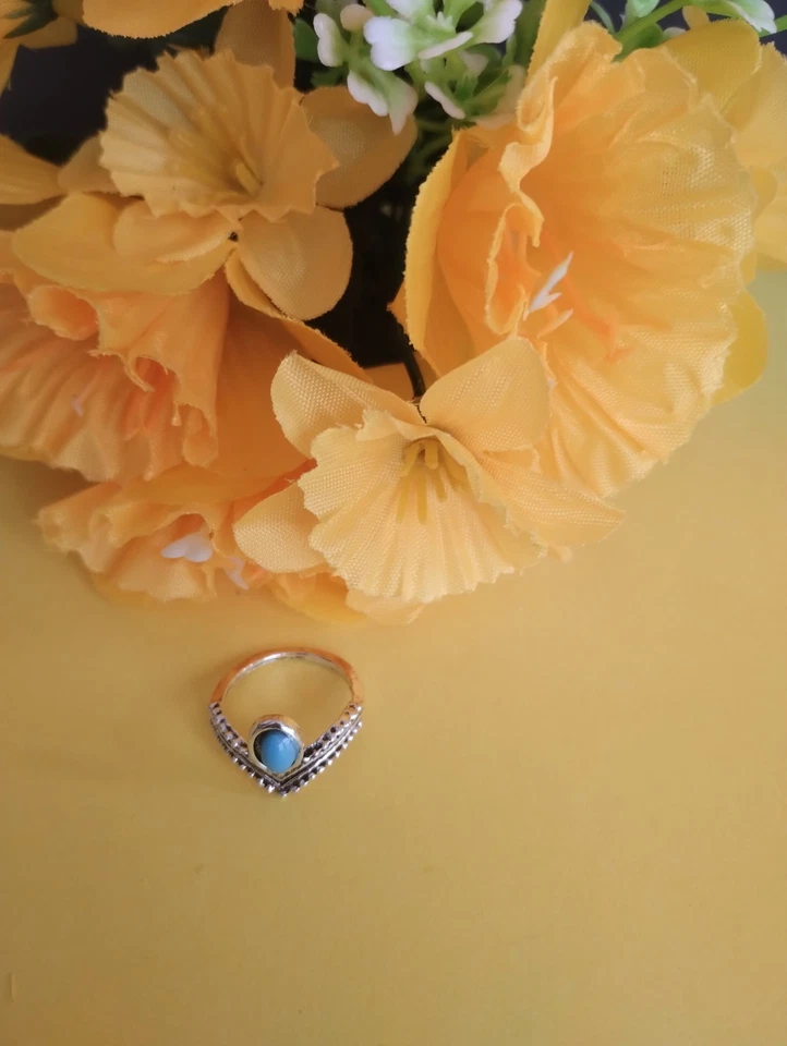 Wunderschöner Ring Mit Türkis Gr15 - Bild 1 von 1