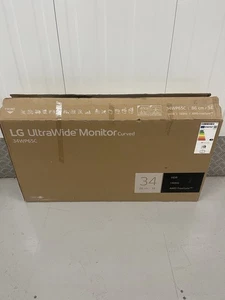 LG 34WP65CP Monitor 34 Inch Curved UltraWide QHD HDR 160hz 21:9 FreeSync Gaming - Picture 1 of 7