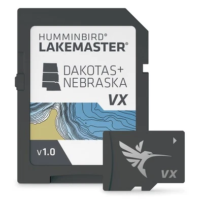 Humminbird LakeMaster Dakotas + Nebraska V1 Map SD Card for Fish Finders - Image 1 of 3