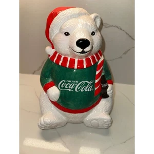 NEU 1995 Vintage Coca Cola LE Eisbär Keksdose mit Box - Bild 1 von 8