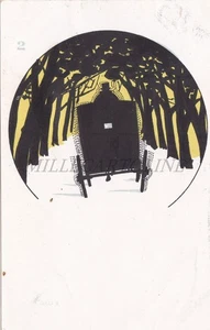 SILHOUETTE DI CARROZZE - 7035 b, Cartolina 2 (1900) - Picture 1 of 2