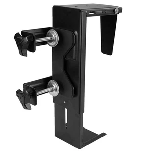 VIVO Steel Adjustable Clamp-on Desk Leg PC Mount, Computer Case CPU Holder - Picture 1 of 8