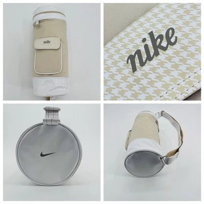 Vintage Nike Round Carry Duffel Bag 18” RN58323 Vinyl Sand Drift Golf - Image 1 of 4