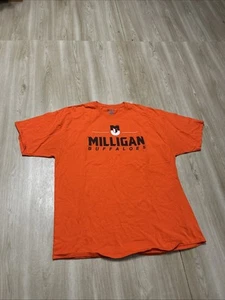 Champion Milligan University Buffaloes Orange T-Shirt Men’s Size 2XL - Picture 1 of 4