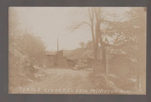 East Princeton MASSACHUSETTS RPPC 1910 FURNITURE FACTORY Temple Stuart Company 2 - Picture 1 of 3