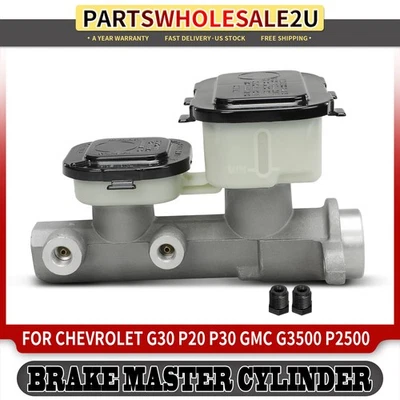 Brake Master Cylinder for Chevrolet G30 P20 P30 GMC P2500 G3500 with Reservoir - Image 1 of 4