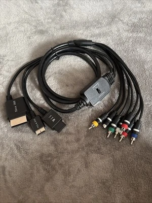 UNIVERSAL S-VIDEO/AV CABLE XBOX 360 WII PLAYSTATION 3 PS2 PS3 - Image 1 of 4