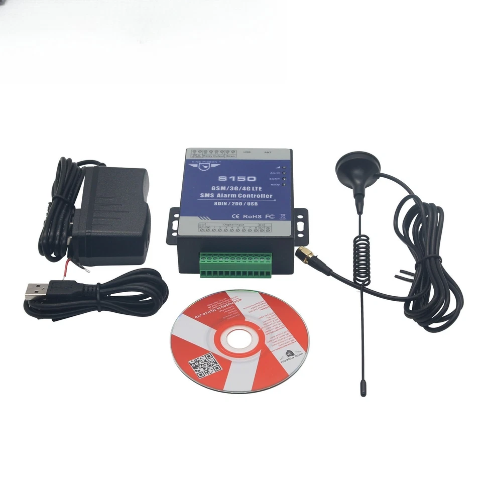 S150 4G GSM SMS 8 Way Remote Controller Alarm Relay Switch Android APP Ios APP - Image 1 of 4