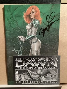 DAWN RETURN OF THE GODDESS #1 SIGNED LIMITED EDITION + #'ED COA JOSEPH LINSNER - Picture 1 of 6