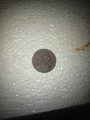 1941  Jefferson Nickel on Cent 🔴 ELUSIVE DATE 5C Struck on 1C Planchet  - Image 1 of 4