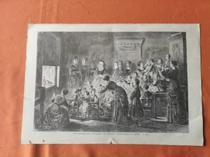 RK 1880 Zeitungsdruck 1956 Kindergarten Puppentheater Domenico Dragonetti - Bild 1 von 3