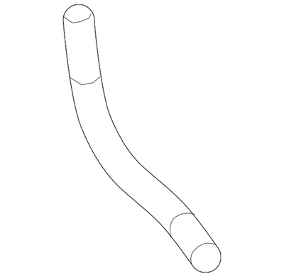 Genuine Honda 2012-2022 Insight Crosstour Upper Hose 25213-R90-007 - Image 1 of 2