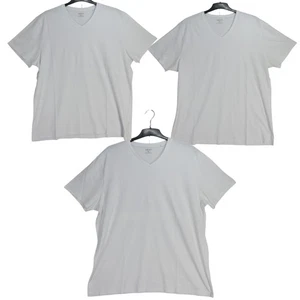 Next Mens T Shirt 3XL Bundle Lot of 3 V Neck 100% Cotton Chest 51-53'' - Picture 1 of 14