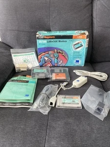 Vintage 3Com Megahertz 10/100 LAN + 56K Modem PCMCIA PC Card - w pudełku - Zdjęcie 1 z 4