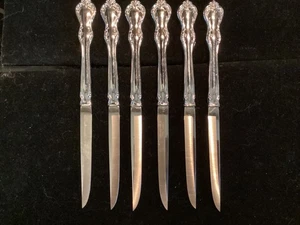 6 SELTENE Steakmesser Handtuch Westchester 18/8 rostfrei glänzend - KOSTENLOSER VERSAND - - Bild 1 von 5