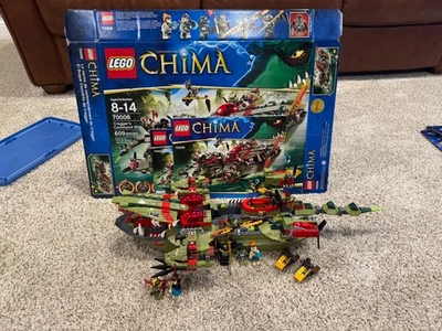 Lego Legends Of Chima 70006 Cragger's Command Ship 100% complete w/Manuals & Box - Image 1 of 3