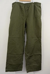 Aritzia TNA Green Baggy Pants 2XL Elastic Waist Stretch Comfort Relaxed Pockets - Picture 1 of 8