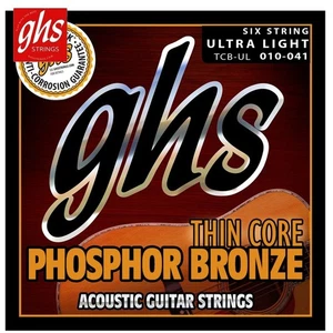 GHS TCB-UL Thin Core Phosphor Bronze Acoustic Guitar Strings Ultra Light 10-41 - Picture 1 of 1