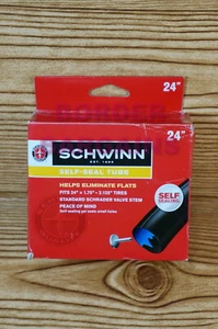 GRATIS SCHNELL SH! BRANDNEU! Schwinn 24" Selbstdichtender Fahrradschlauch Schrader Ventil 3 Stück - Bild 1 von 7
