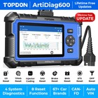 ⭐TOPDON AD600 OBD2 Scanner ABS SRS Code Reader Check Engine Car Diagnostic Tool