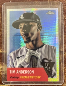 2022 Topps Chrome Platinum Tim Anderson #368 Silver Prizm Refractor White Sox - Picture 1 of 2