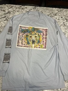 Neff Marvel 80 Year Anniversary Ghost Rider Long-Sleeve Shirt Size XL Blue - Picture 1 of 5