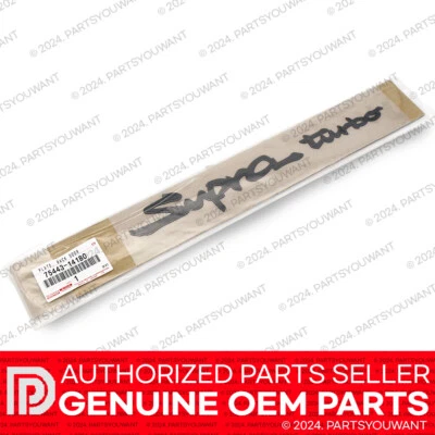 GENUINE Toyota 96-98 Toyota Supra Turbo OEM Rear Trunk Emblem Logo 75443-14180 - Image 1 of 4