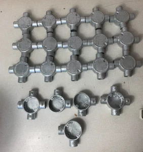 Lote de 20 accesorios de tubería de conducto galvanizado Conlok - Imagen 1 de 7