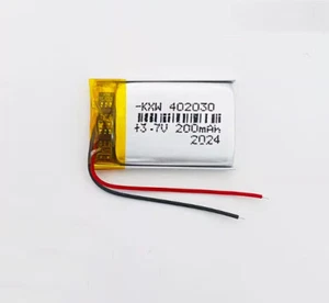 200mAh 3.7V 402030 042030 Polymer Battery Rechargeable Li-po for Bluetooth GPS - Picture 1 of 4