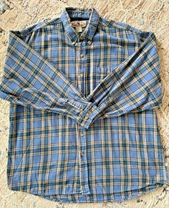 Moose Creek Heavy Flannel Shirt Jacket XXL Green Blue Blk Plaid Western Hunting - Picture 1 of 7