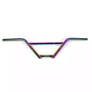 Throne 2 ruote marcia 4 pezzi manubrio BMX 7,5" salita neo cromato slick olio 2WG - Foto 1 di 1