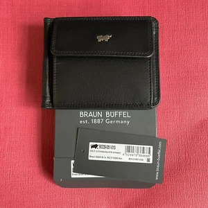 BRAUN BÜFFEL Men's Leather Golf 2.0 Wallet with Money Clip and 6 Card Slots - Picture 1 of 8